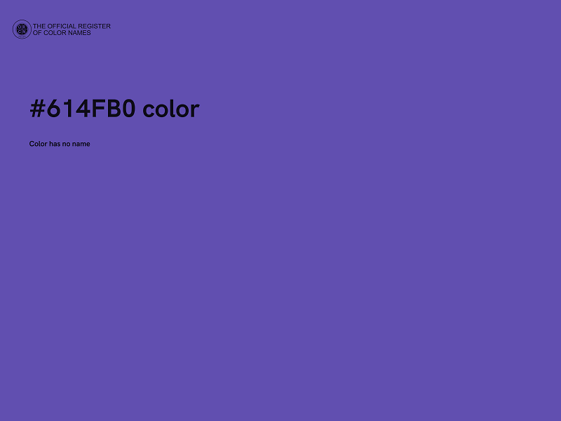 #614FB0 color image