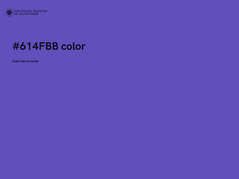 #614FBB color image