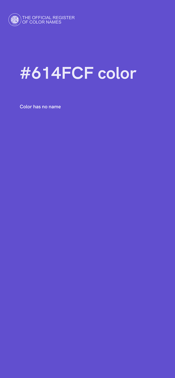 #614FCF color image