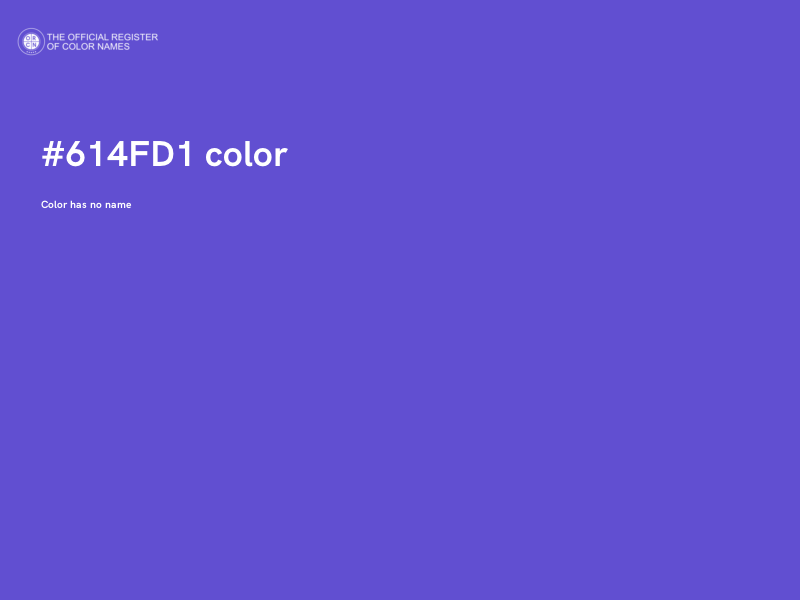 #614FD1 color image