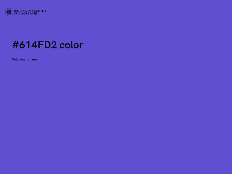 #614FD2 color image