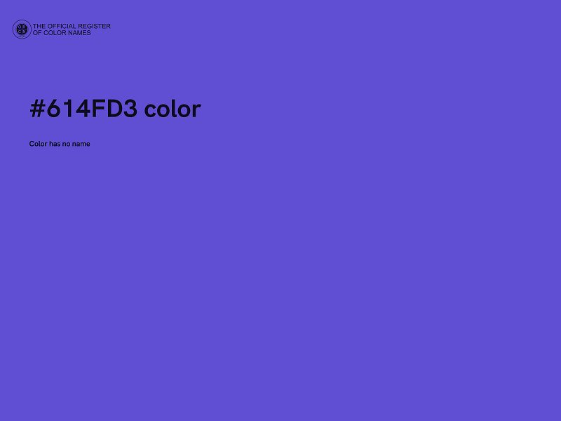 #614FD3 color image