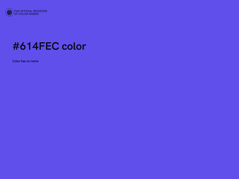 #614FEC color image