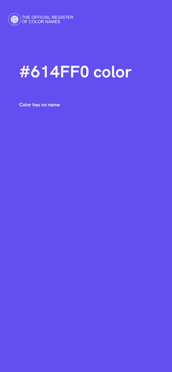 #614FF0 color image