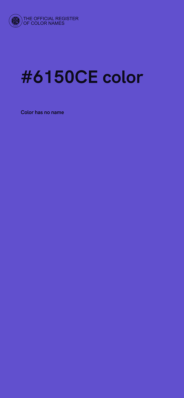 #6150CE color image
