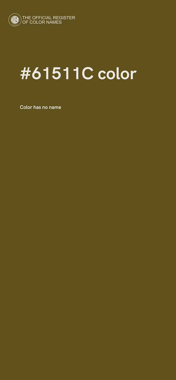 #61511C color image