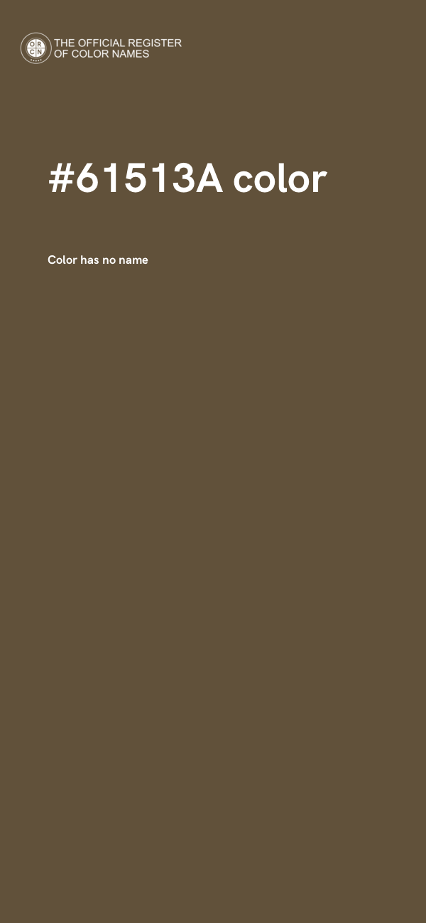 #61513A color image