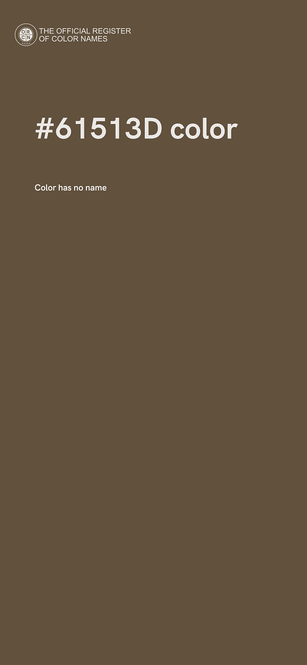 #61513D color image
