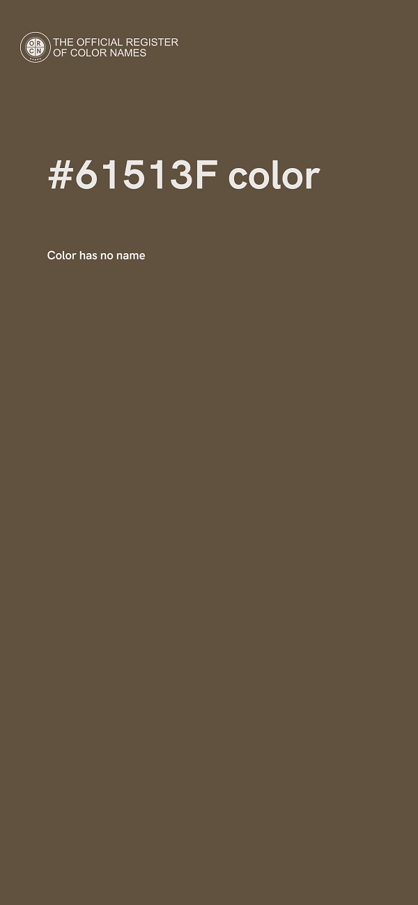 #61513F color image