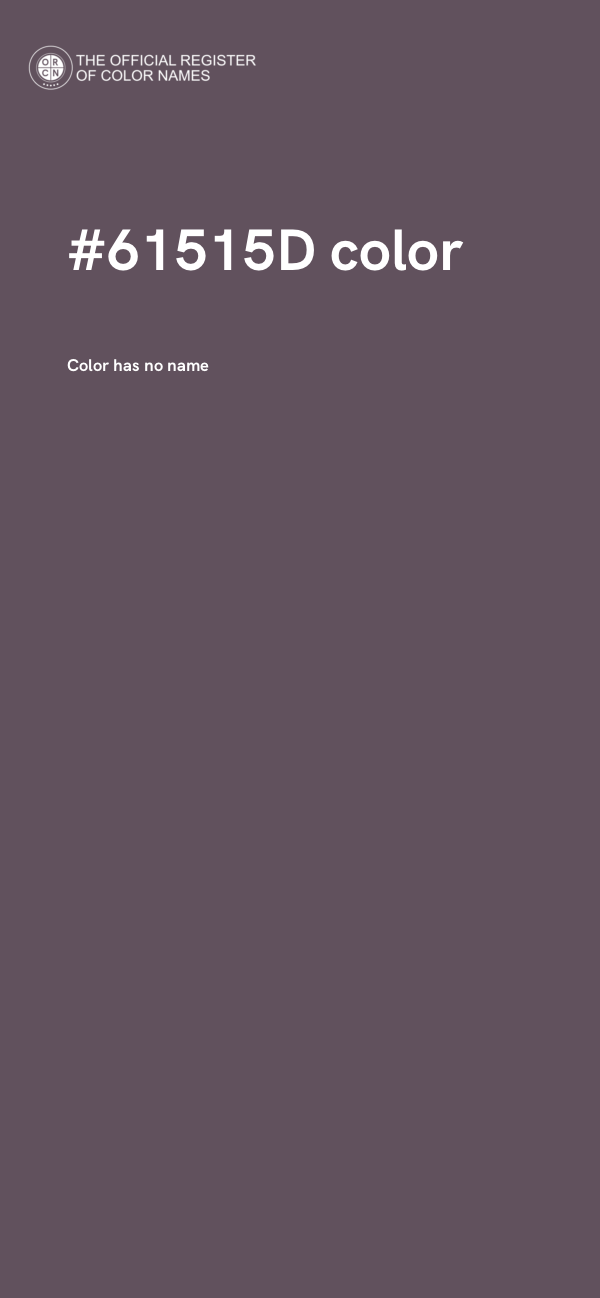 #61515D color image