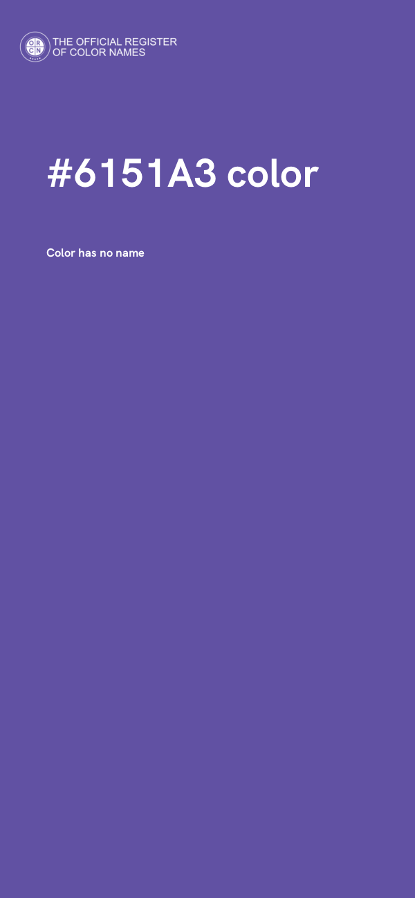 #6151A3 color image