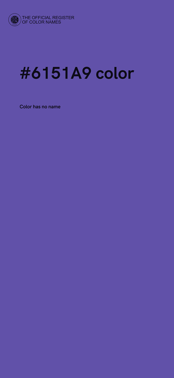 #6151A9 color image