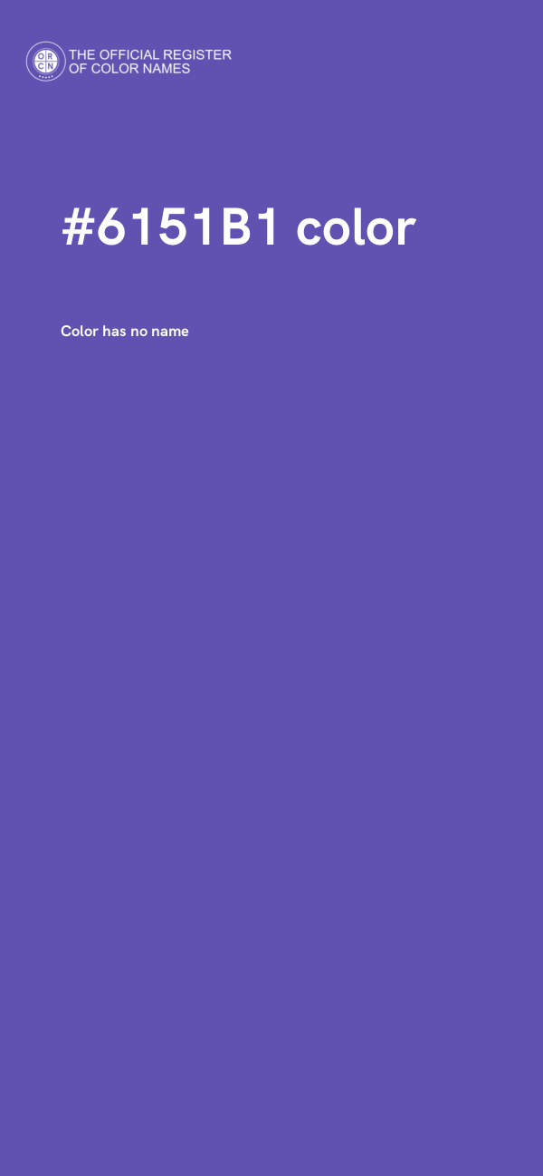 #6151B1 color image