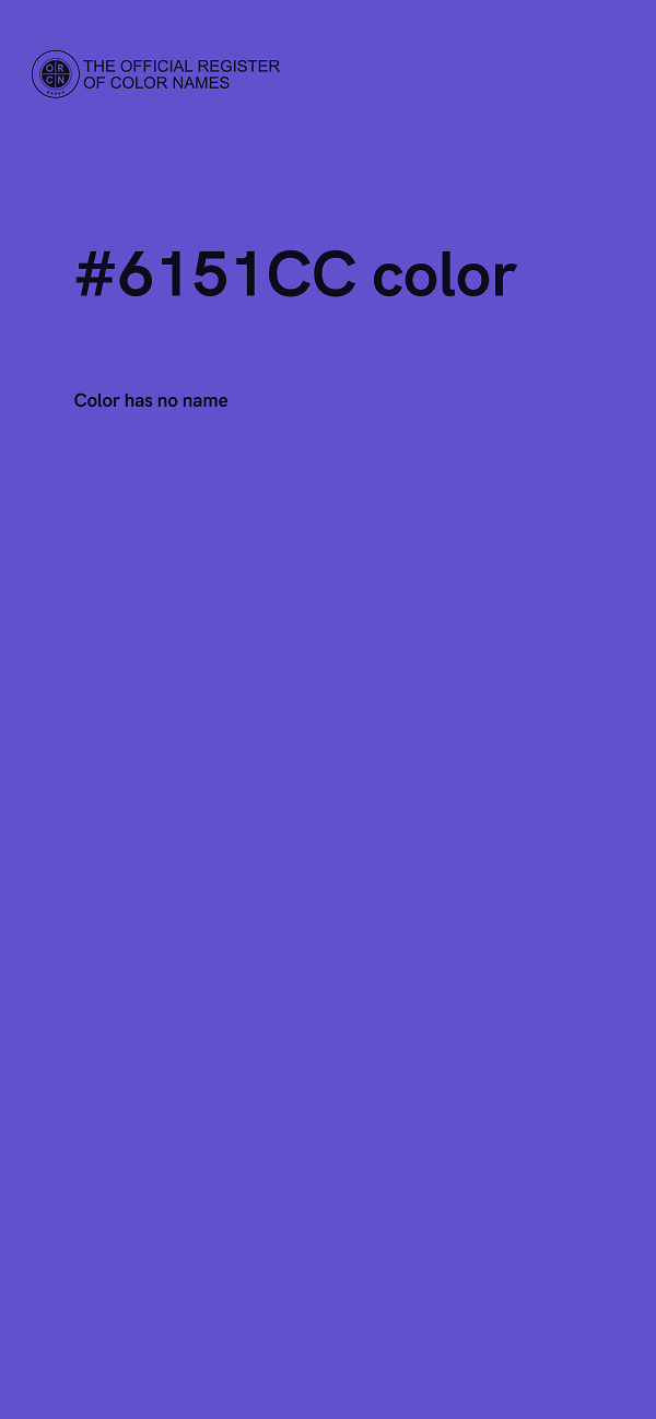 #6151CC color image