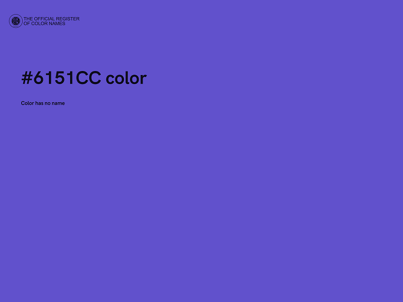 #6151CC color image