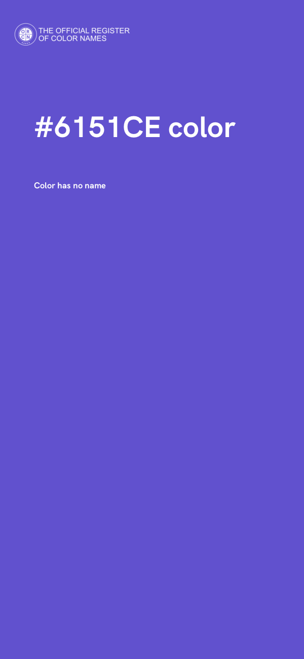 #6151CE color image