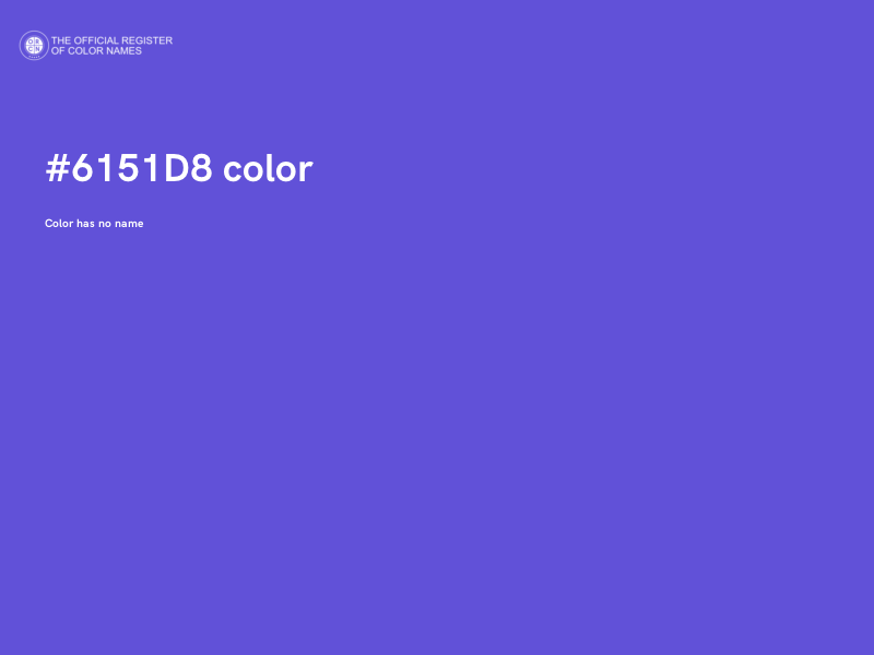 #6151D8 color image