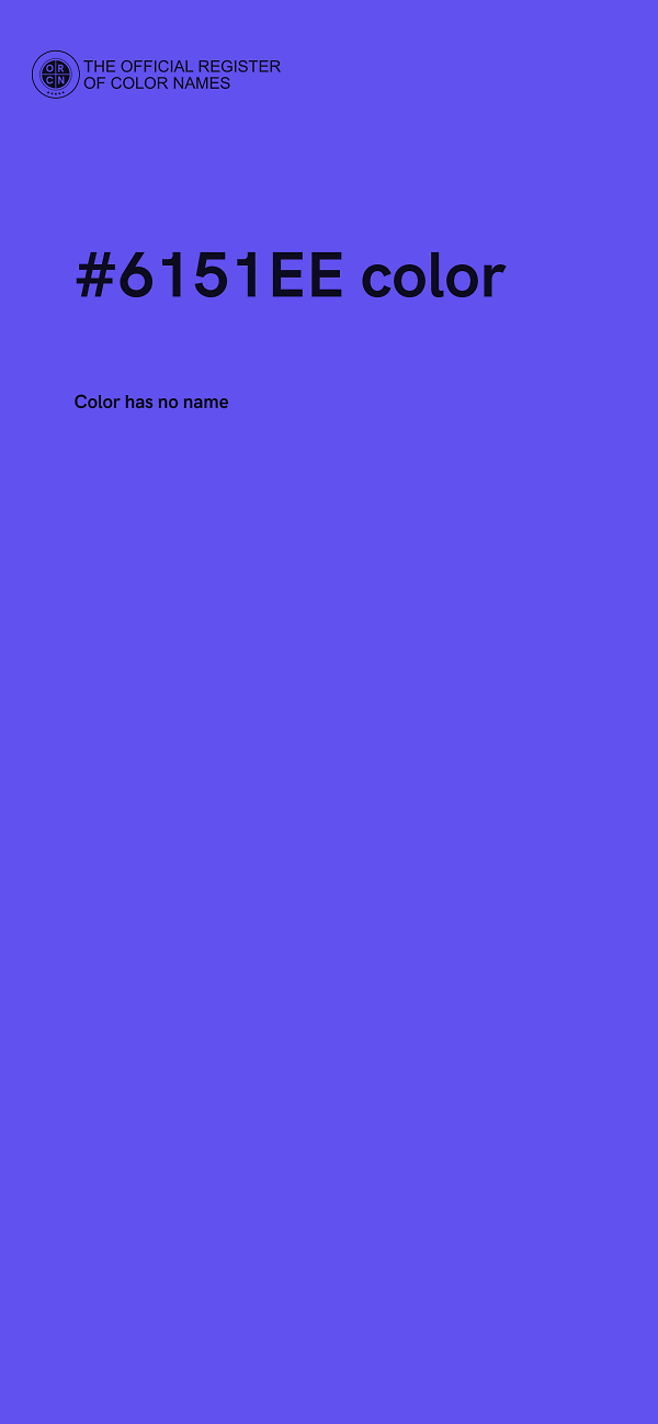 #6151EE color image