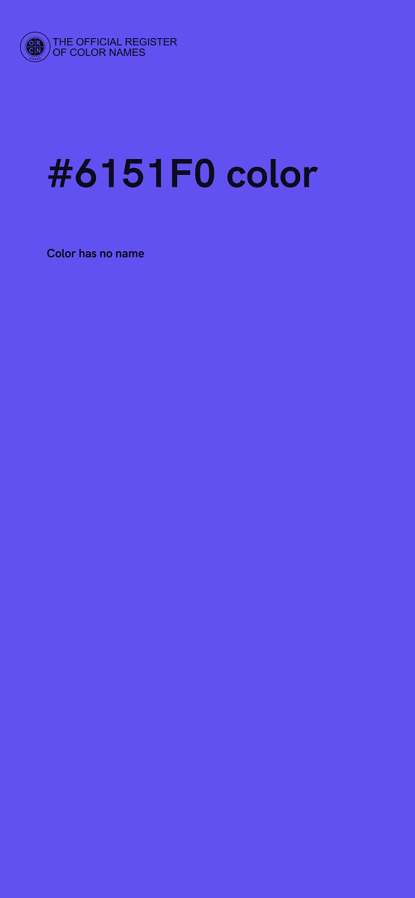 #6151F0 color image