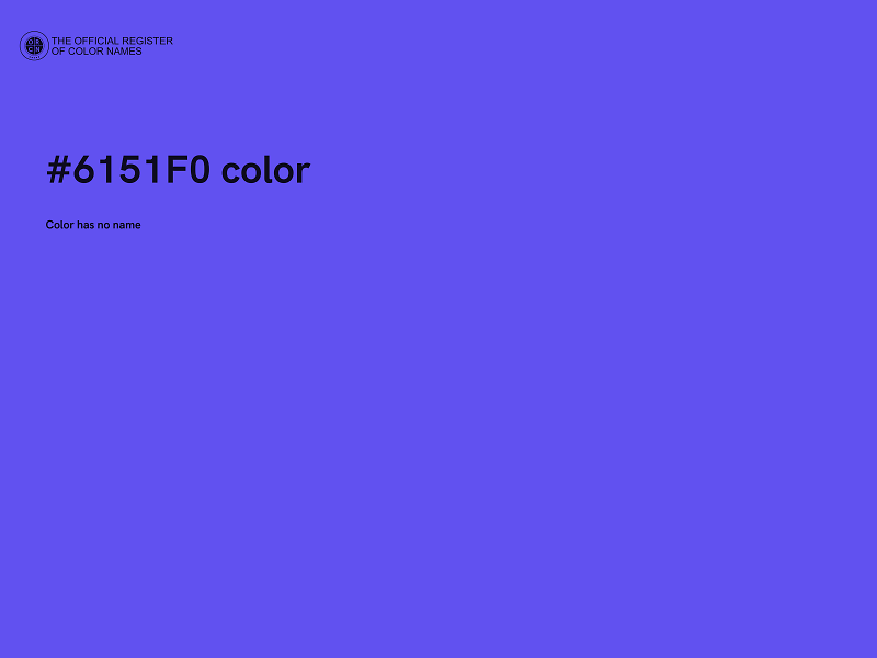 #6151F0 color image