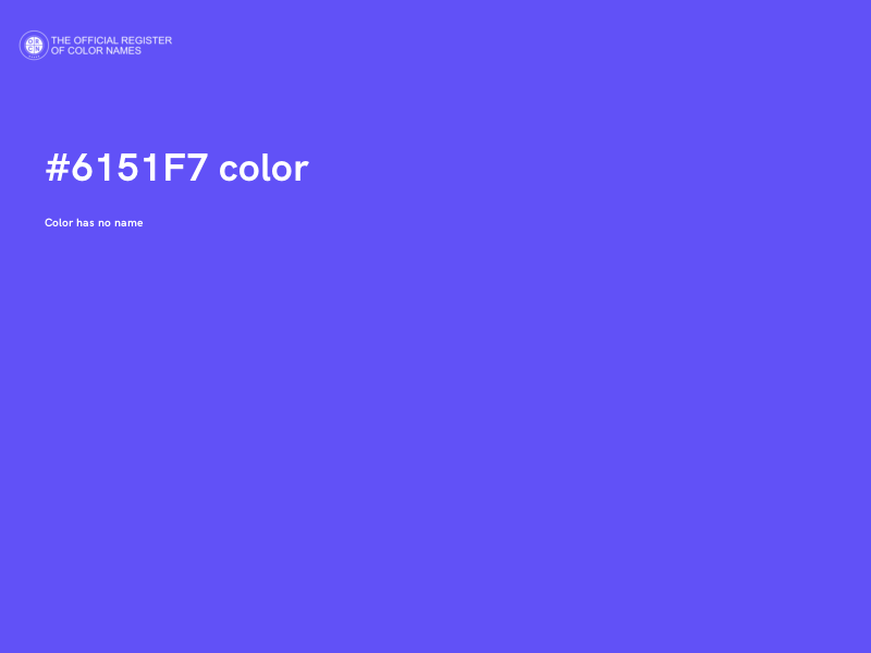 #6151F7 color image