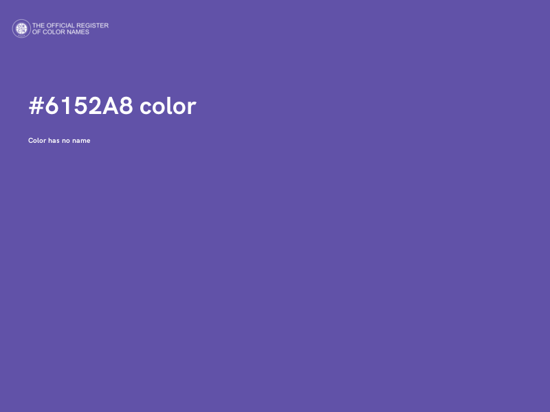 #6152A8 color image