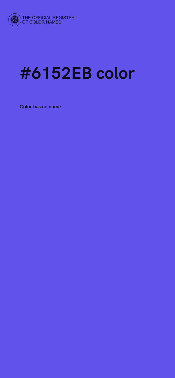 #6152EB color image