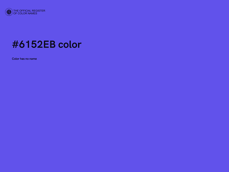 #6152EB color image