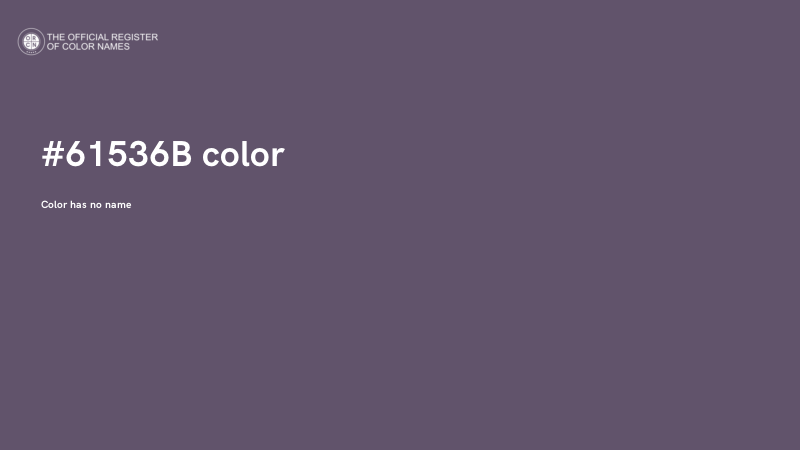#61536B color image