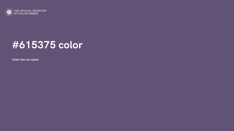 #615375 color image
