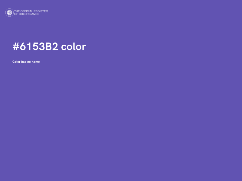#6153B2 color image