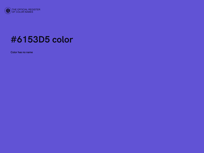 #6153D5 color image