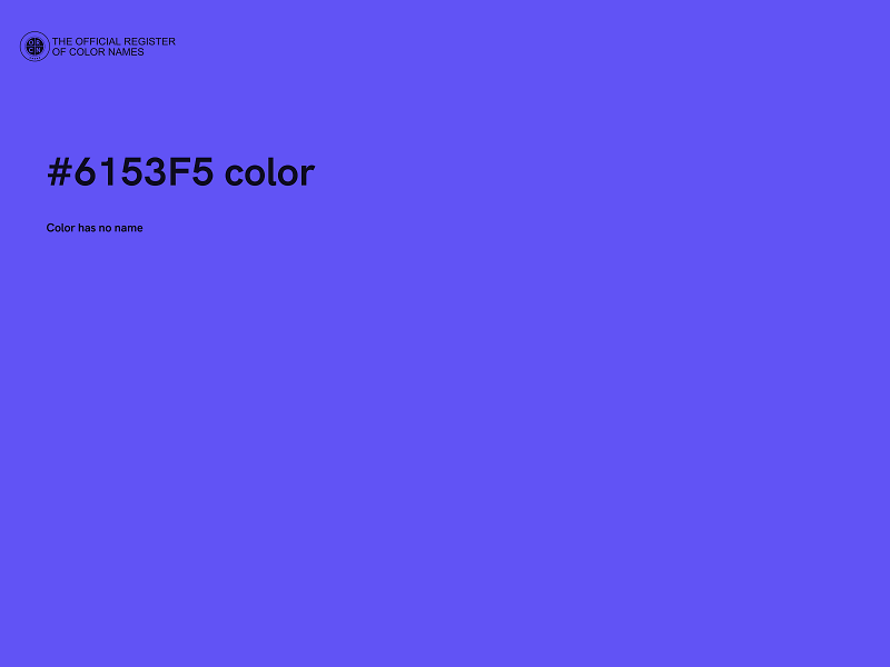 #6153F5 color image