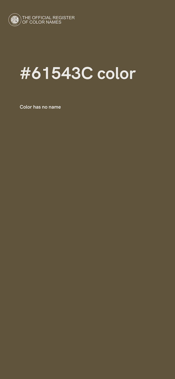 #61543C color image