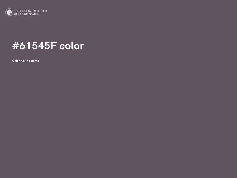 #61545F color image