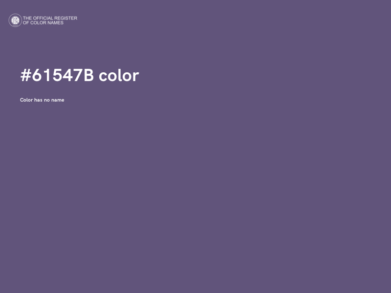#61547B color image