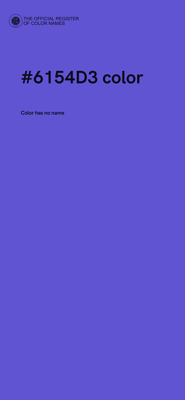 #6154D3 color image