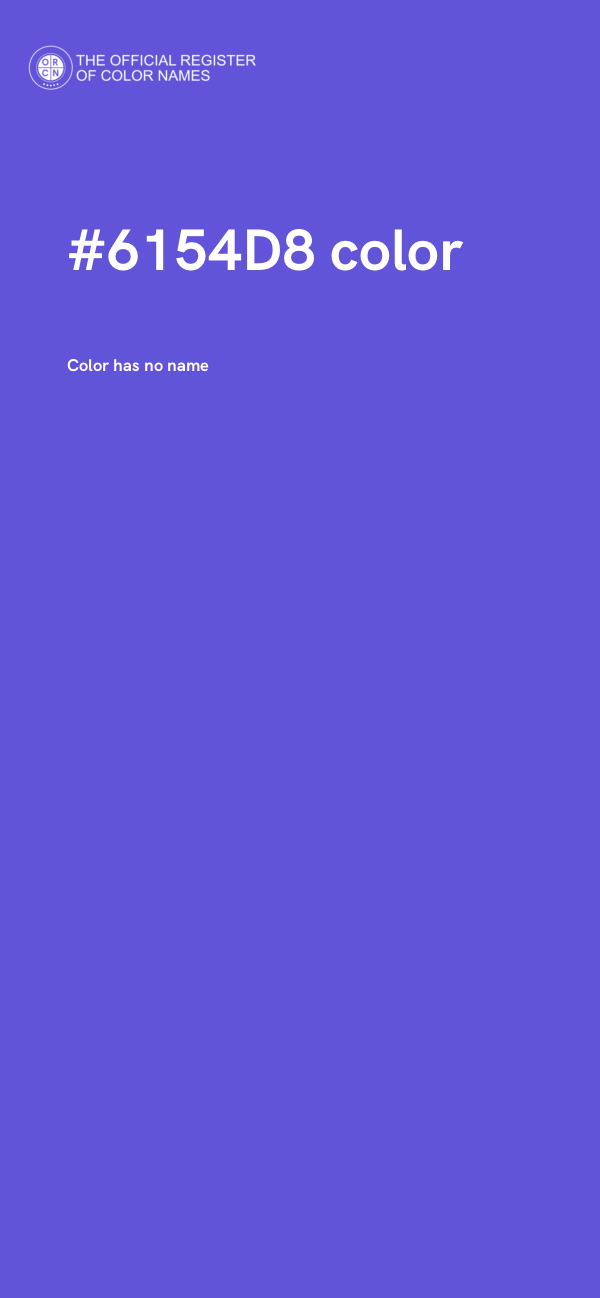 #6154D8 color image