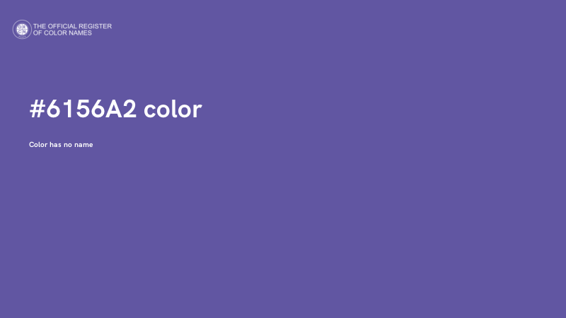#6156A2 color image