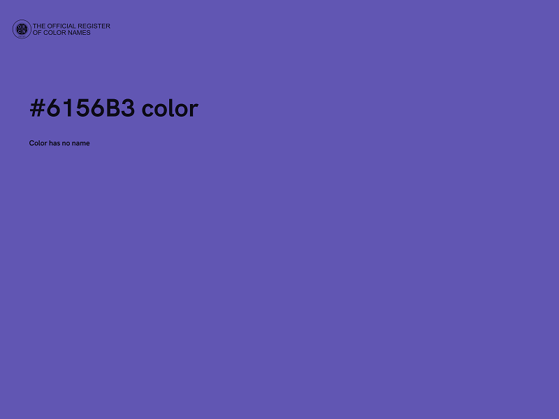 #6156B3 color image