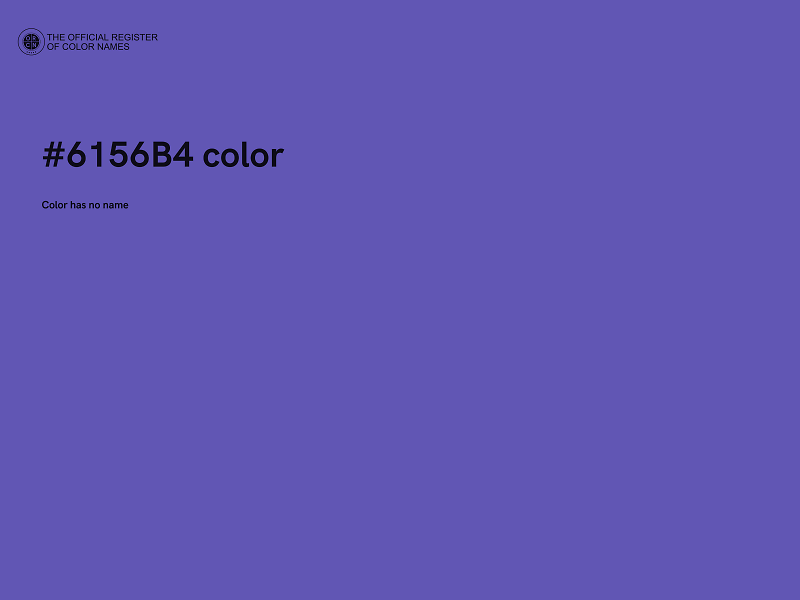 #6156B4 color image