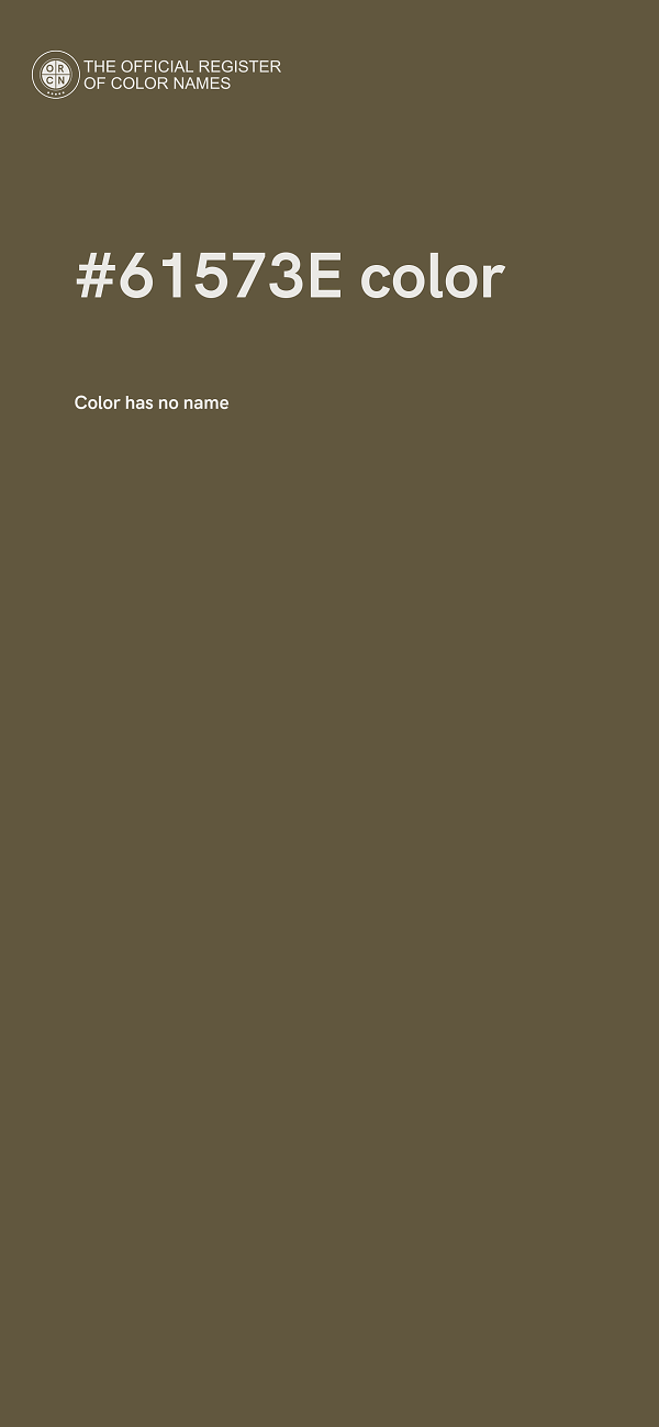 #61573E color image
