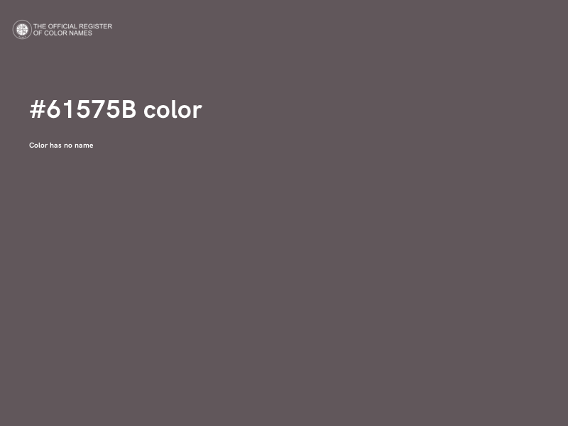 #61575B color image