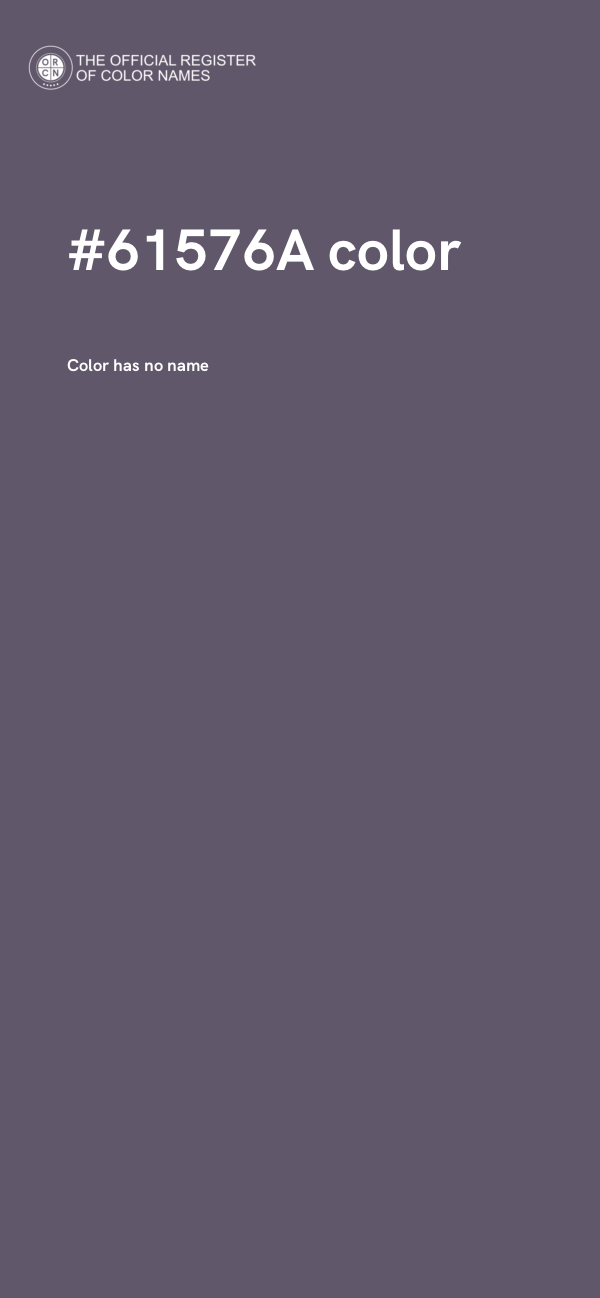 #61576A color image