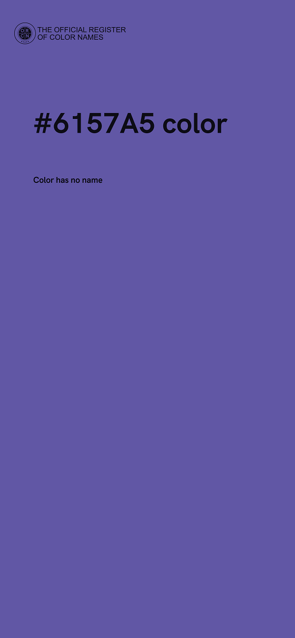 #6157A5 color image