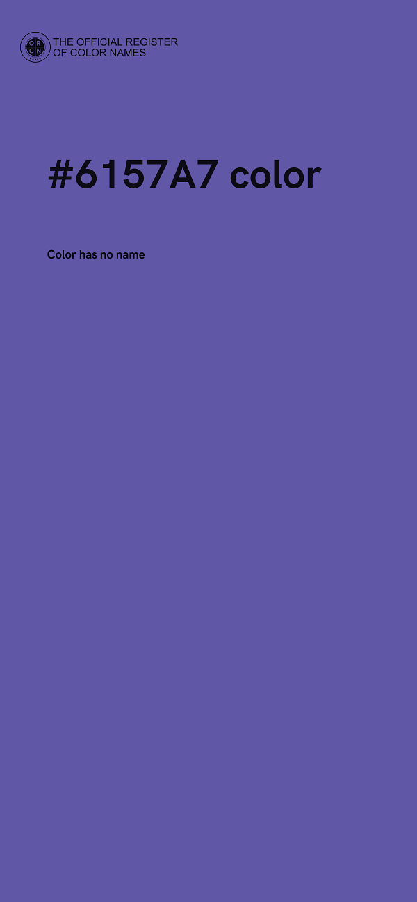 #6157A7 color image
