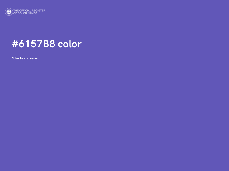 #6157B8 color image
