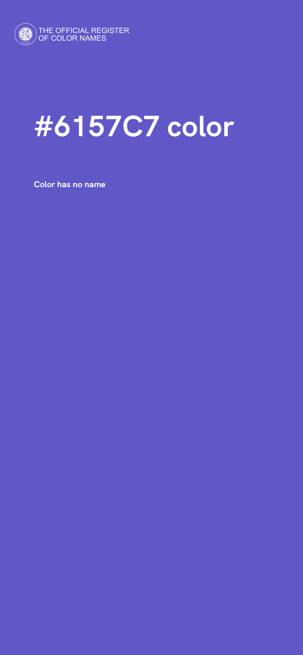 #6157C7 color image