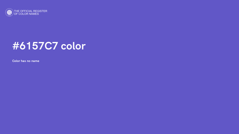 #6157C7 color image