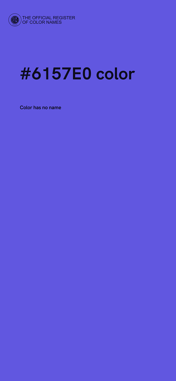 #6157E0 color image